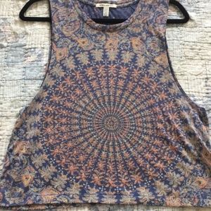 BILLABONG mandala bohemian crop top